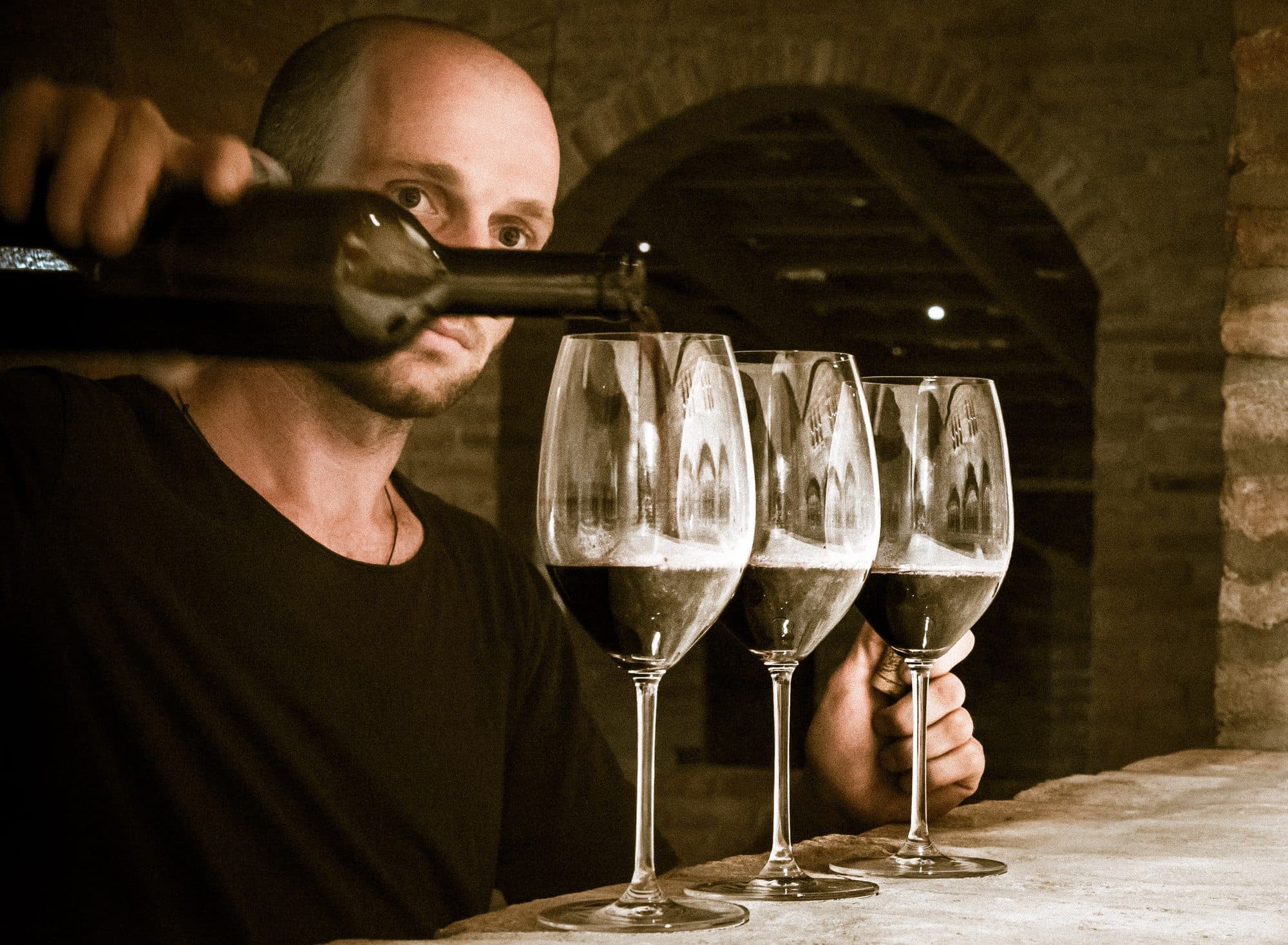 Tasting in the qvevri cellar